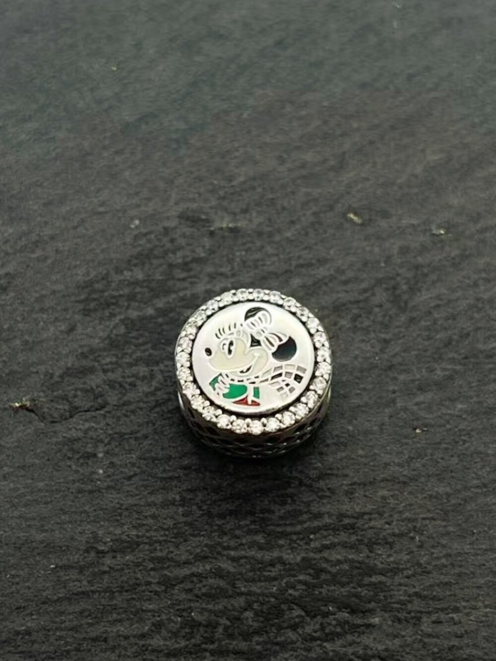 Pandora Disney Mickey Joy Exclusive Bead Charm Sterling Silver Jewelry